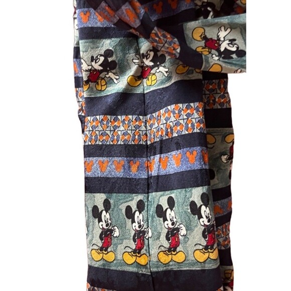Vintage Mickey Inc Mickey Mouse Neck Tie Necktie 100% Silk Classic 90s - Picture 2 of 6